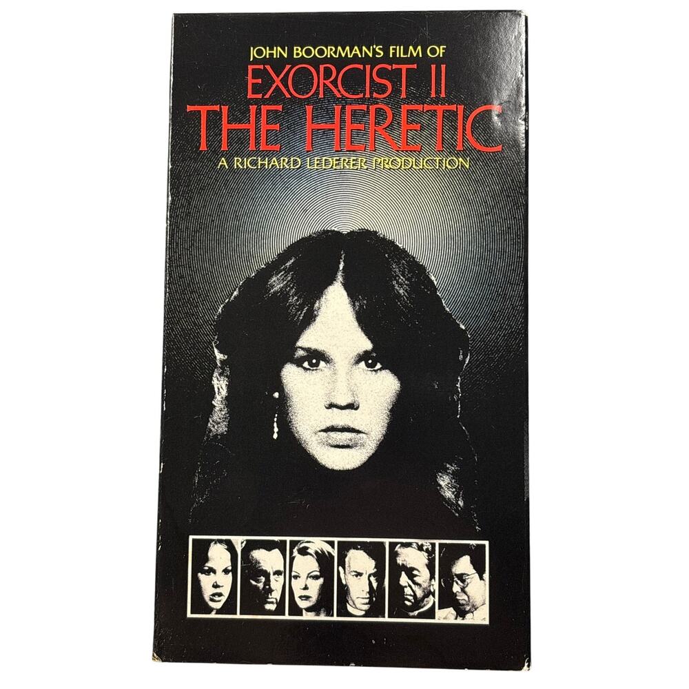 Vtg Exorcist II: The Heretic 1977 VHS Tape Horror Linda Blair Richard Burton